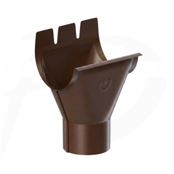 Lej spustowy stalowy 150/100 firmy KROP kolor czekoladowy brąz